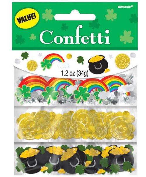 Amscan confettis papier/feuille de la Saint-Patrick 34 grammes