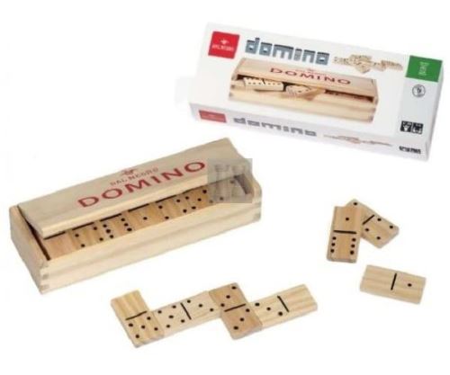  Dal Negro dominos 4,6 x 2,3 cm bois beige 28 parties