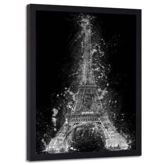 Tableau Mural Fleurs Blanc Et Or – Toile 60x90 Cm – Déco Chambre, Salon, Bureau – Style Moderne Et épuré