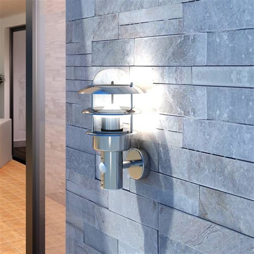 Lampe murale de patio Acier inoxydable Vidaxl n/a