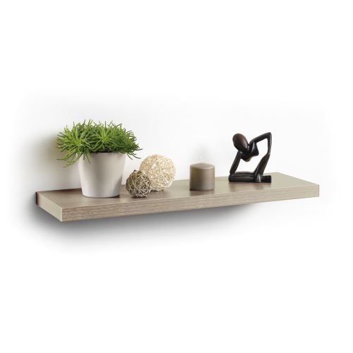 CDAffaires Etagere flottante 75 x 22.8 x 3.4 cm Gris ceruse
