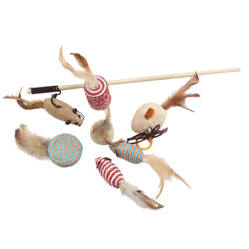 Comparer les prix de Pièces Variety Pack Jouets Verser Jouet Chien de Chat Souris Drôle Sisal Amour de Chat Bébé Set Toy Cwpl013