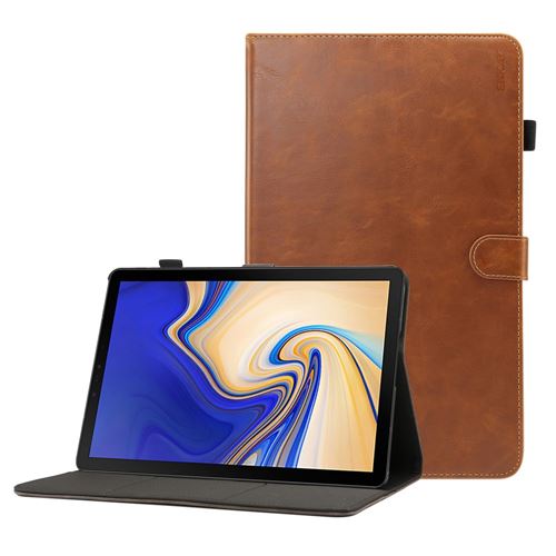 Etui en PU marron pour votre Samsung Galaxy Tab S4 10.5