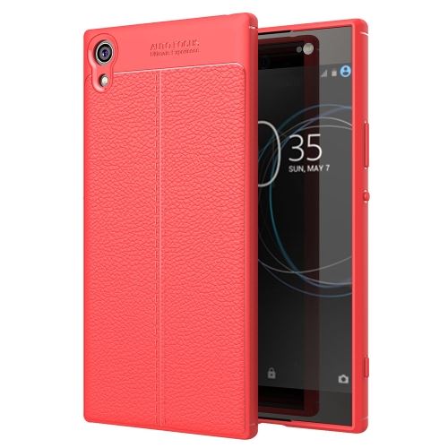 Sony Xperia XA1 Ultra Coque Protection TPU Rouge Texture Litchi ALS49273