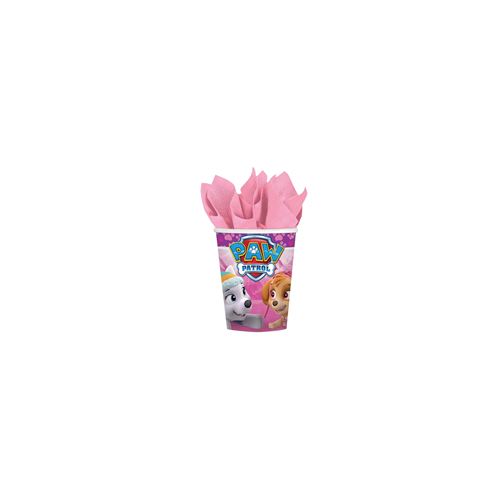 Nickelodeon tasses de fête Paw Patrol 250 ml rose 8 pièces