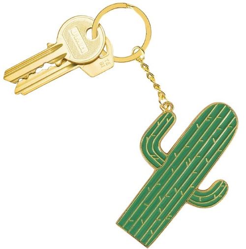 Doiy porte-clés Surdimensionné Cactus11,8 cm acier/vert de zinc