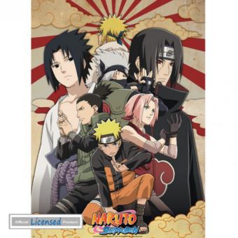 Naruto Mini Poster - Naruto Shippuden Group No. 2 (52x38 ...