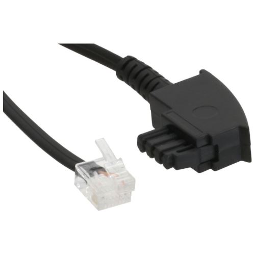 Câble séparateur ADSL, InLine®, fiche DEC 2m TAE-F à 6P2C