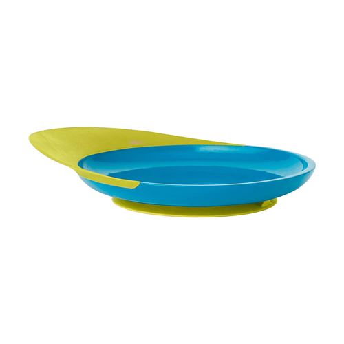 Boon Catch Assiette avec protection anti-éclaboussures Bleu/vert