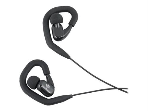 Jabees BSound - Sports Collection - In-ear hoofdtelefoons met micro - inwendig - bevestiging over het oor - Bluetooth - draadloos - zwart