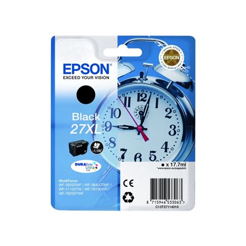 Epson 27XL - zwart - origineel - inktcartridge
