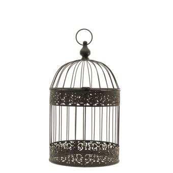 Cage Oiseaux Bougie Ronde Marron 47 Cm X ø24 Cm Cages Et