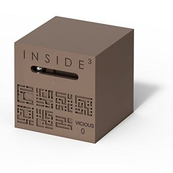 Jeu de société Inside3 Cube Labyrinthe Vicious 0 Marron