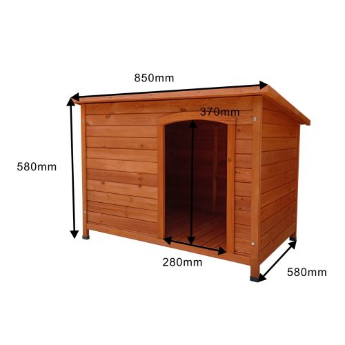 Meilleurs prix pour Niche pour Chien Gardiun Sugar 58x85x58 cm Monopente - Chien Petite Taille