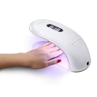Seche Ongles Lampe Led Uv 36w Portable Avec Minuteur Blanc Achat