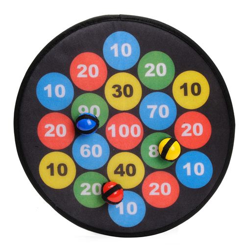 Jeu de fléchettes avec velcro