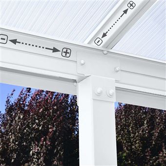 Pergola Olympia 3x6 Palram Longueur 6 10 M Largeur 2 95 M