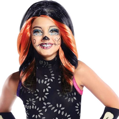 perruque skelita calaveras luxe enfant