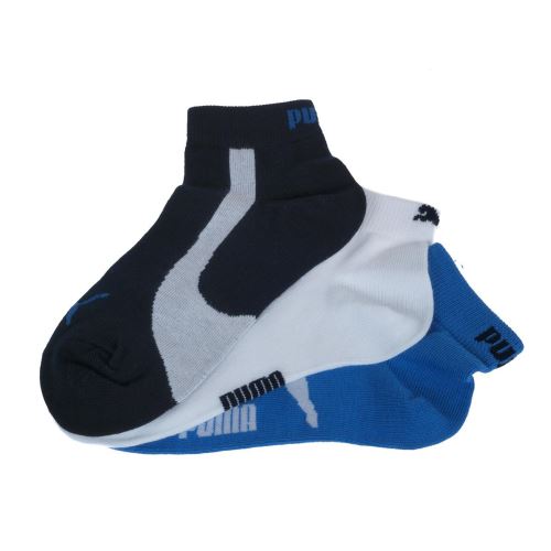 Socquettes chaussettes Puma Winner nvy/wht/st 3 pairs Bleu taille : 27-30 réf : 24451