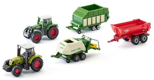 Siku tracteurs avec remorques cadeaux (6286) 5 pièces