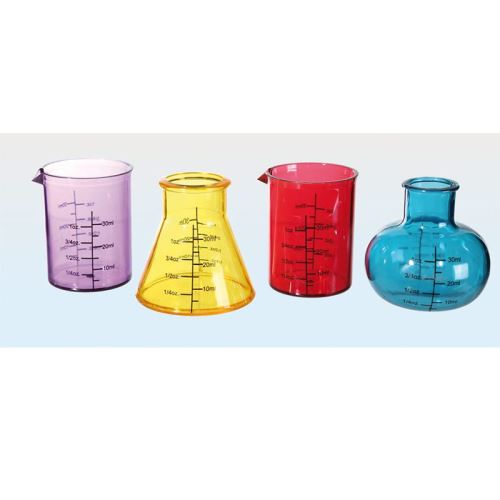 4 verres shooter chimie 50ml