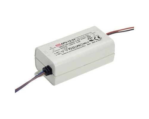 Driver led mean well apv-12-12 12 v dc 1 a