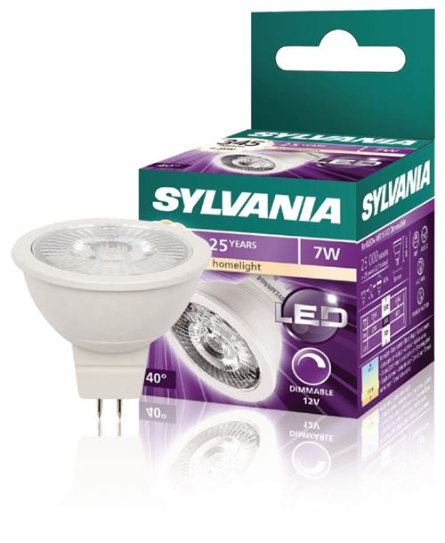 Sylvania SYL-0027208 Lampe LED Gu5.3 Dimmable Mr16 7 W 345 Lm 2700 K