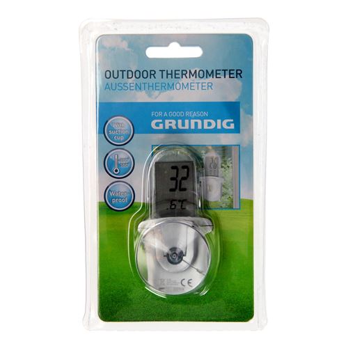 Thermomètre d'extérieur à ventouses - Aucun 