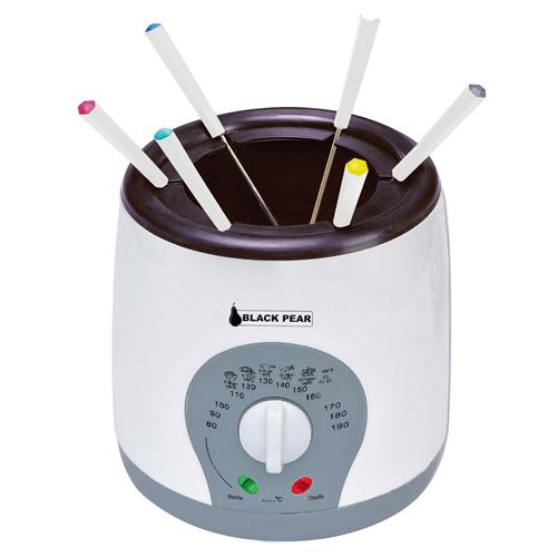 Fondue-Friteuse électrique - 1L - 800W - 6 personnes - Blacpear BFR090