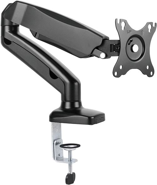ICY BOX IB-MS303-T Support de Bureau pour écran jusqu'à 27 Pouces (68 cm) Vesa, Gestion des cbles, inclinable/Rotatif, Ergonomique