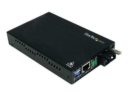 Startech.com Convertisseur Ethernet Sur Fibre Optique Multimode Sc - 10/100 Mbps - 2 Km - Convertisseur De Média À Fibre Optique - 100Mb Lan - 100Base-Fx - Rj-45 / Sc Multi-Mode - Jusqu'à 2 Km - 1310 Nm - Pour P/N: Etchs2u, Sva12m2neua, Sva12m5na