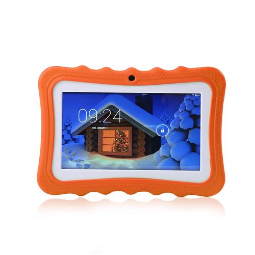 Tablette tactile Enfant -7'' HD -ROM 8Go-Quad Core -Android 4.4 -Rose Orange