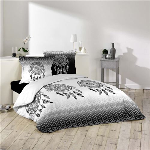 parure 3 p. 200 x 200 cm imprime 42 fils allover attrape reves