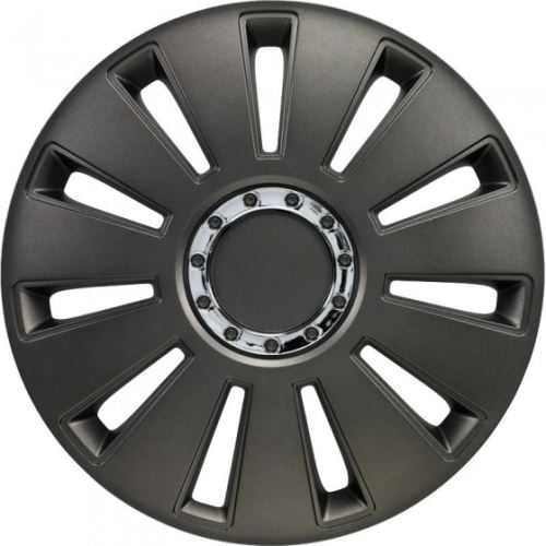 AutoStyle enjoliveurs Silverstone Pro 17 pouces ABS gunmetal lot de 4