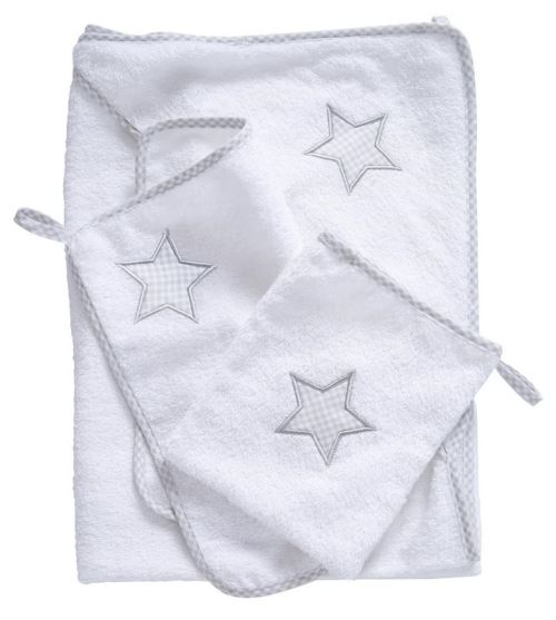 Set de bain collection 'Little stars' Roba - Blanc