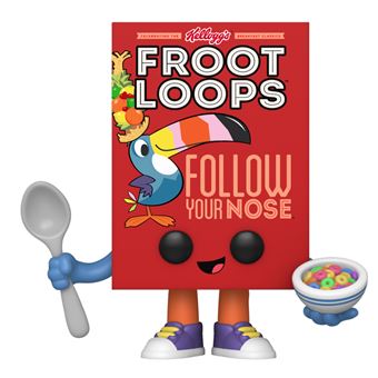 Figurine Funko Pop Vinyl Kelloggs Froot Loops Cereal Box