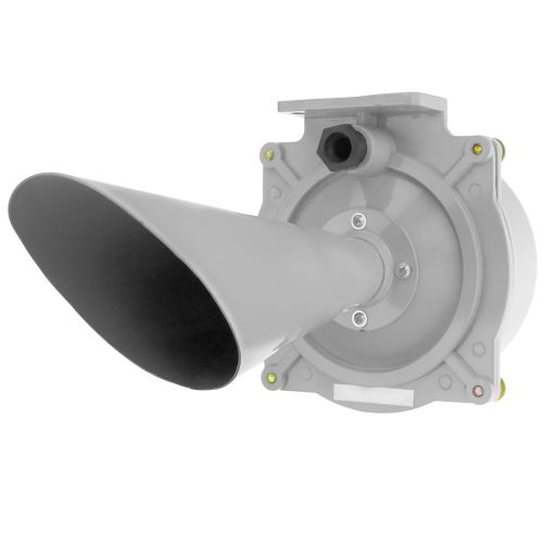 Trompette avertisseur sonore électrique pour alarme. Sirène son électromagnétique 100 dB