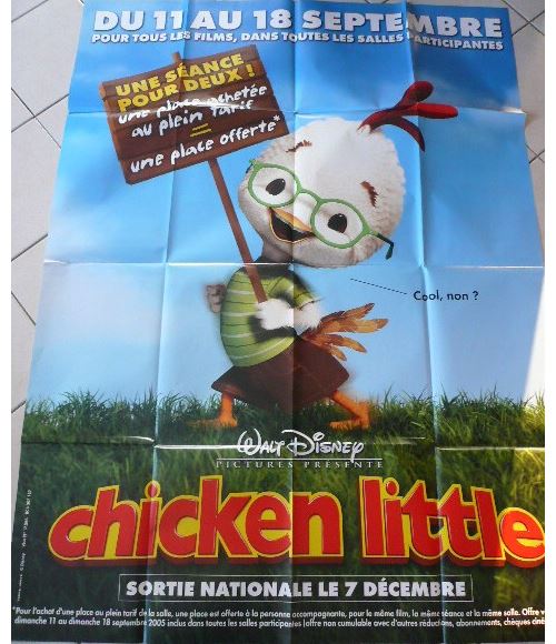 Chicken Little AFFICHE CINEMA ORIGINALE
