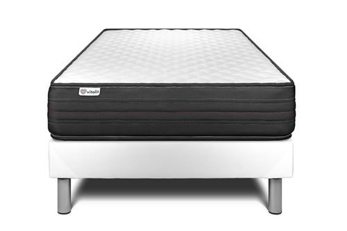 VITALIT - Ensemble Matelas et Sommier - 90x190 cm - Mousse à Mémoire de Forme - Image 2
