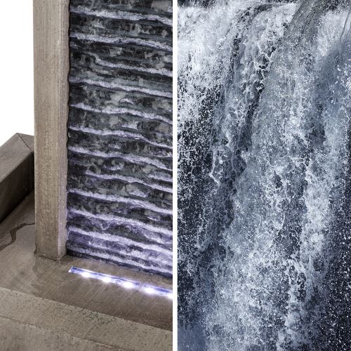 Blumfeldt Imperia Fontaine Décorative De Jardin Ou Intérieur Zen Jeu Deau Atmosphérique Pompe 10w Câble 10m