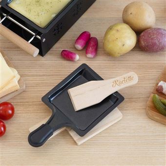 Cook Concept - Set de 4 spatules à raclettes en bois