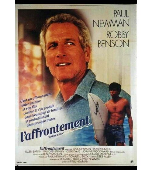 L'affrontement - Paul Newman, Robby Benson - 116x158cm - Affiche de cinéma originale pliée