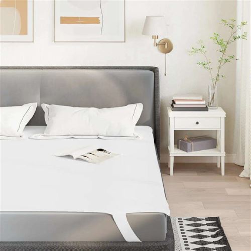 Matelas bebe 140x220 cm vidaxl accueil ferme soutien ferme epaisseur 30 cm 5 zones oreiller(s) protege-matelas