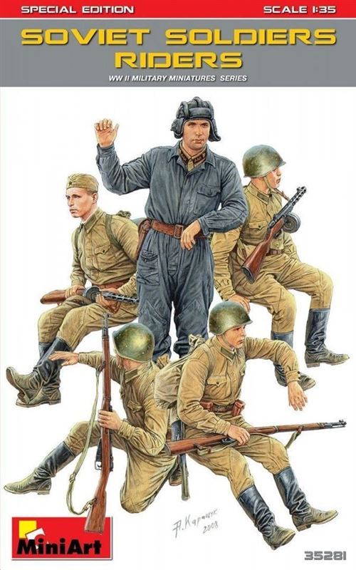 Soviet Soldiers Riders.special Edition - 1:35e - Miniart