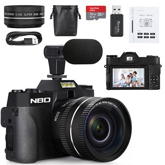 -214€ Sur Appareils Photo Numériques NBD, 48MP, 4K Ultra HD, 3.0 IPS ...