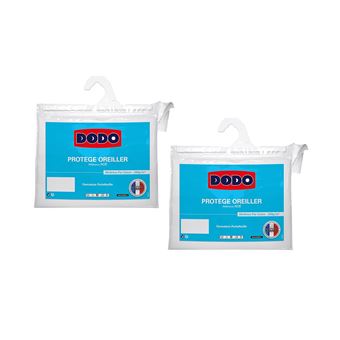 Lot de 2 protège oreillers DODO absorbant - 65x65cm - ULTRA CONFORT