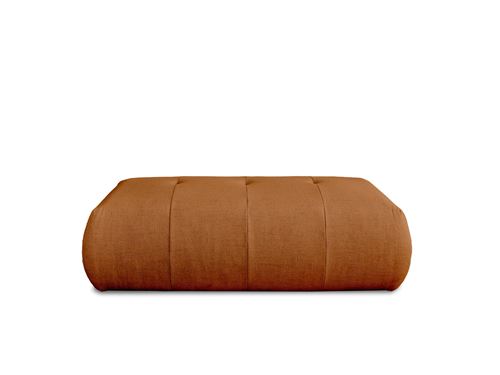 Bestmobilier Onyx - Pouf Modulable - En Tissu - Rouille - Image 3