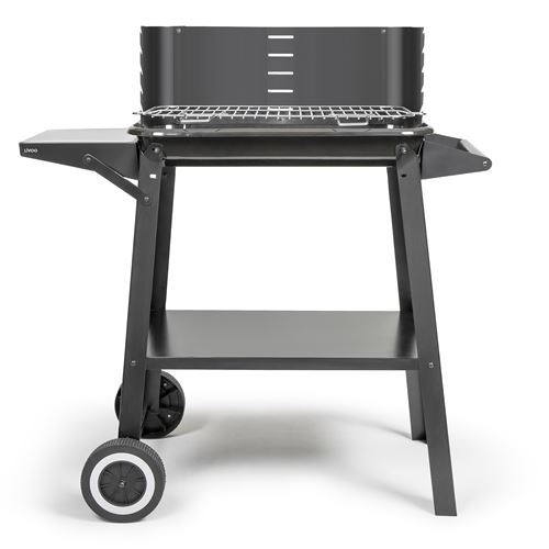 Non Communiqué Noir Barbecue À Charbon Livoo Doc328 Avec Grille Réglable 48,5 X 28,8 Cm
