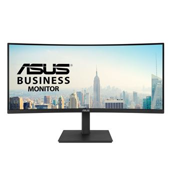 ASUS VA34VCPSR - Écran LED - incurvé - 34" - 3440 x 1440 @ 100 Hz - VA - 300 cd/m² - 3000:1 - HDR10 - 4 ms - HDMI, DisplayPort, USB-C - haut-parleurs - noir - 1