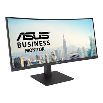 ASUS VA34VCPSR - Écran LED - incurvé - 34" - 3440 x 1440 @ 100 Hz - VA - 300 cd/m² - 3000:1 - HDR10 - 4 ms - HDMI, DisplayPort, USB-C - haut-parleurs - noir